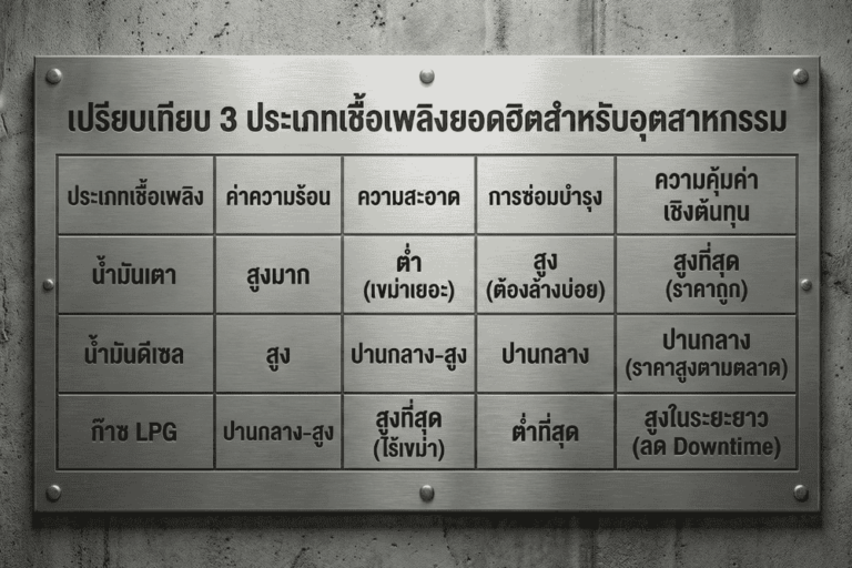 น้ำมันเชื้อเพลิงสำหรับอุตสาหกรรม